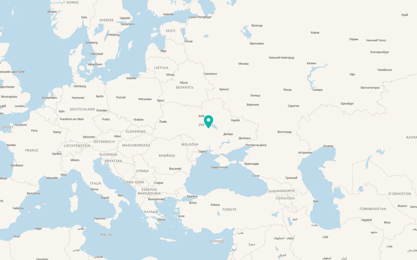 Map of Kapitanivka