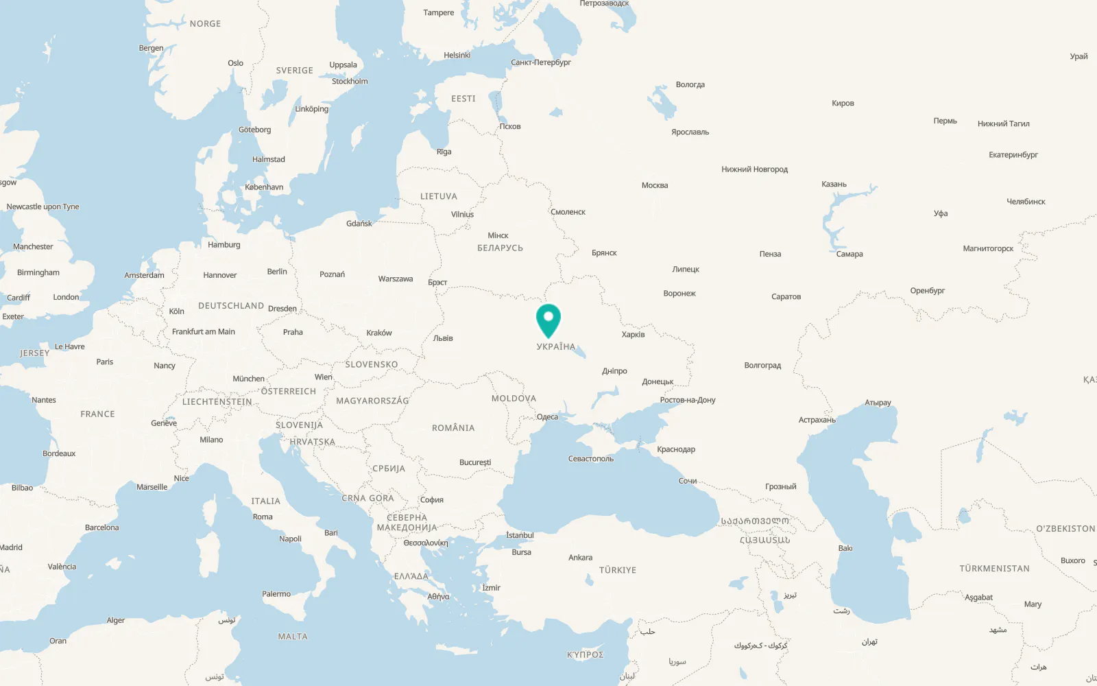 Map of Karapyshi