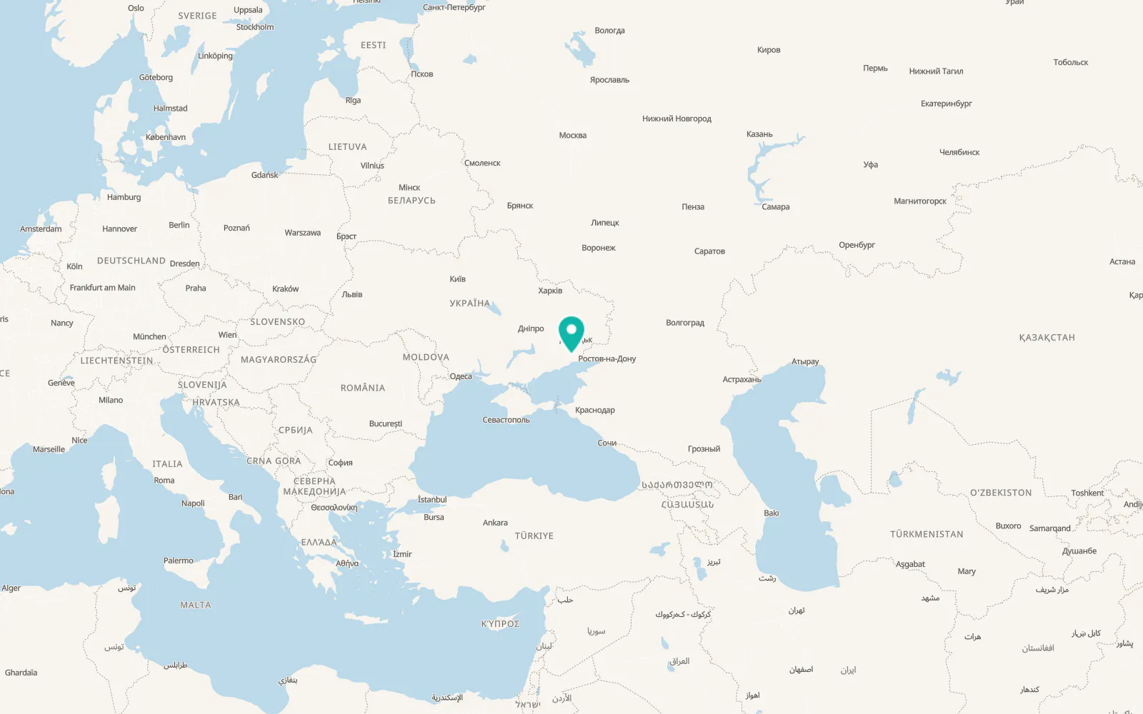 Map of Kasyanivka