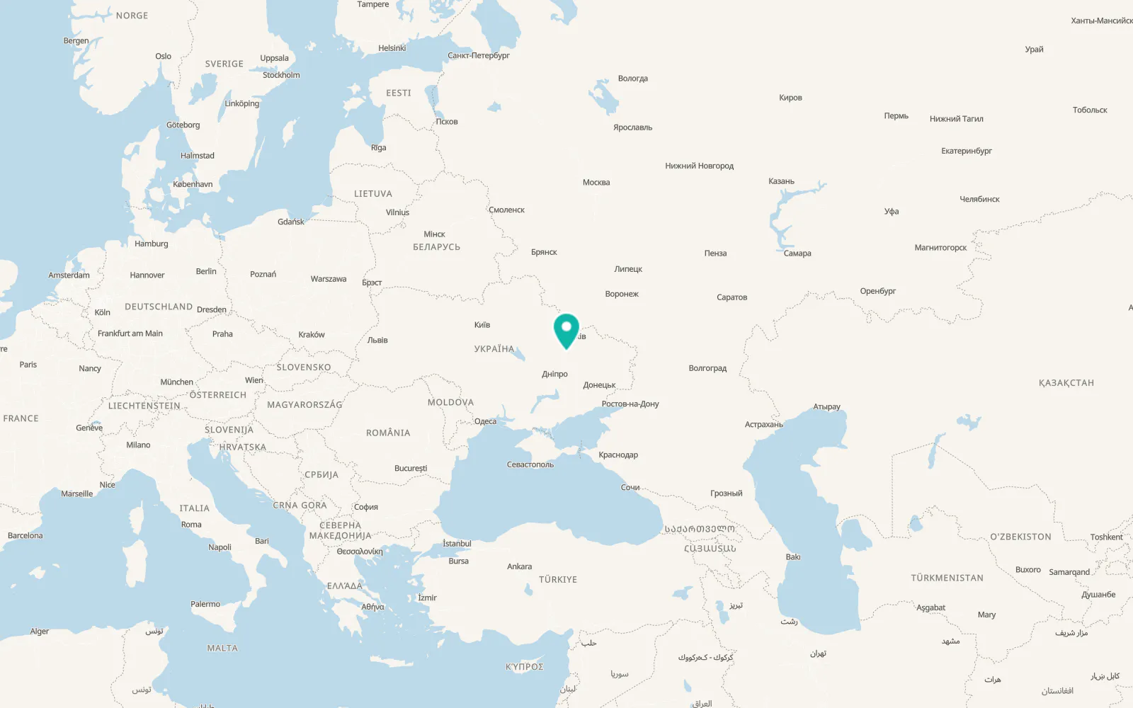 Map of Kehychivka