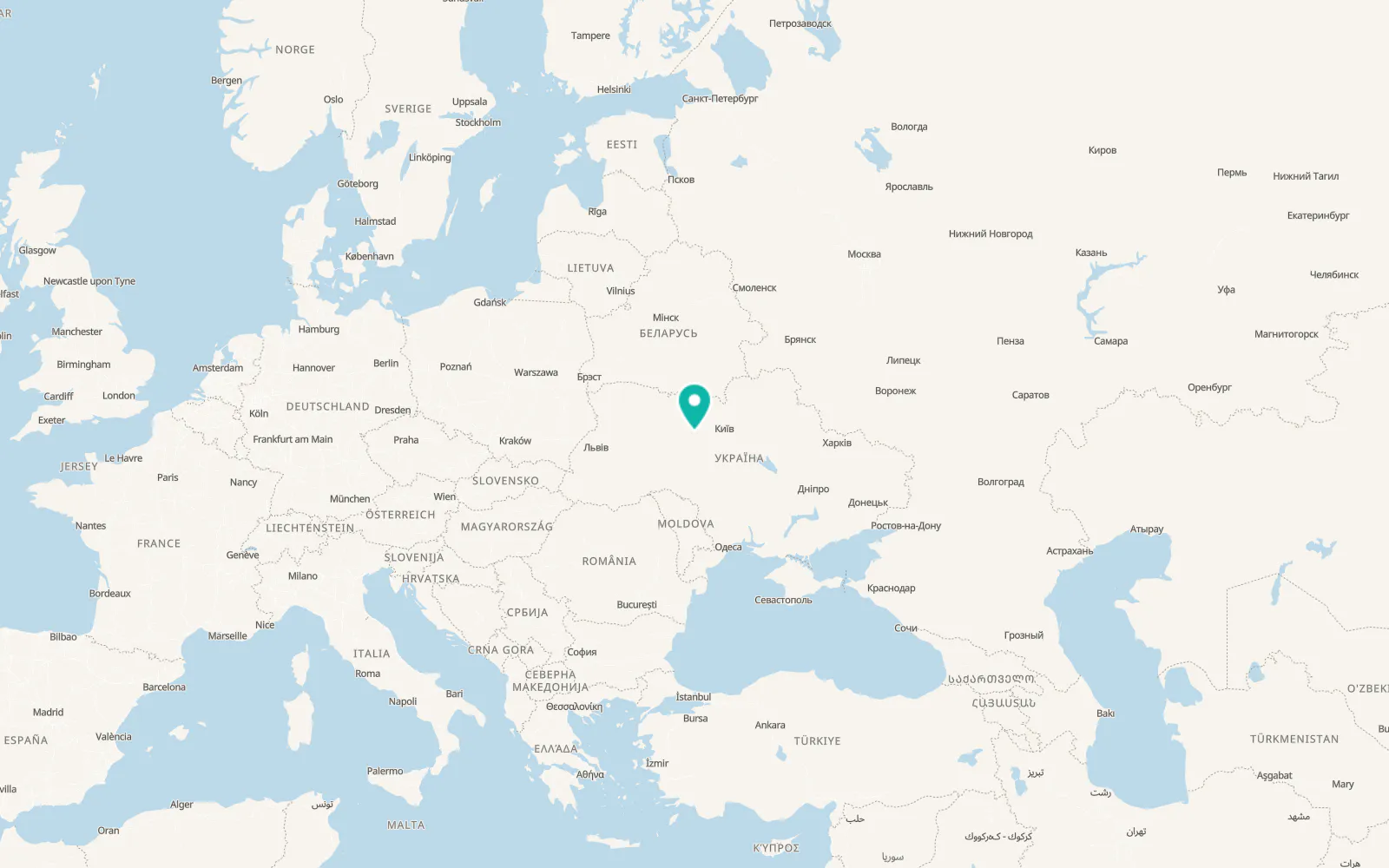 Map of Kharytonivka