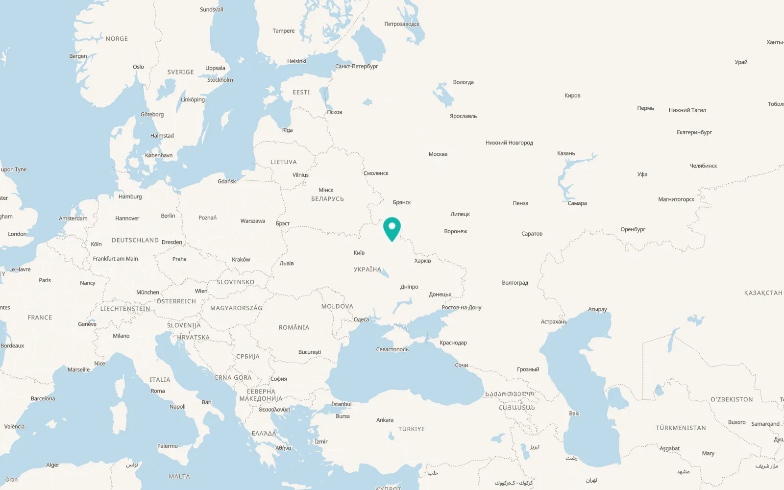 Map of Khmeliv