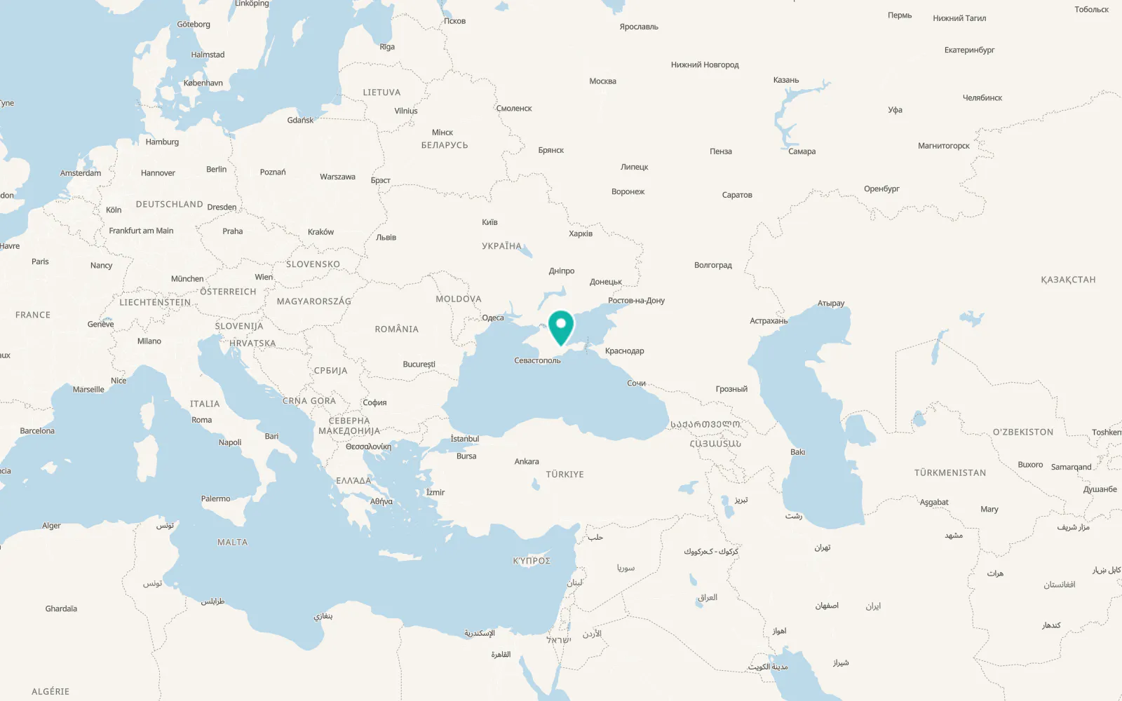 Map of Kholodovka
