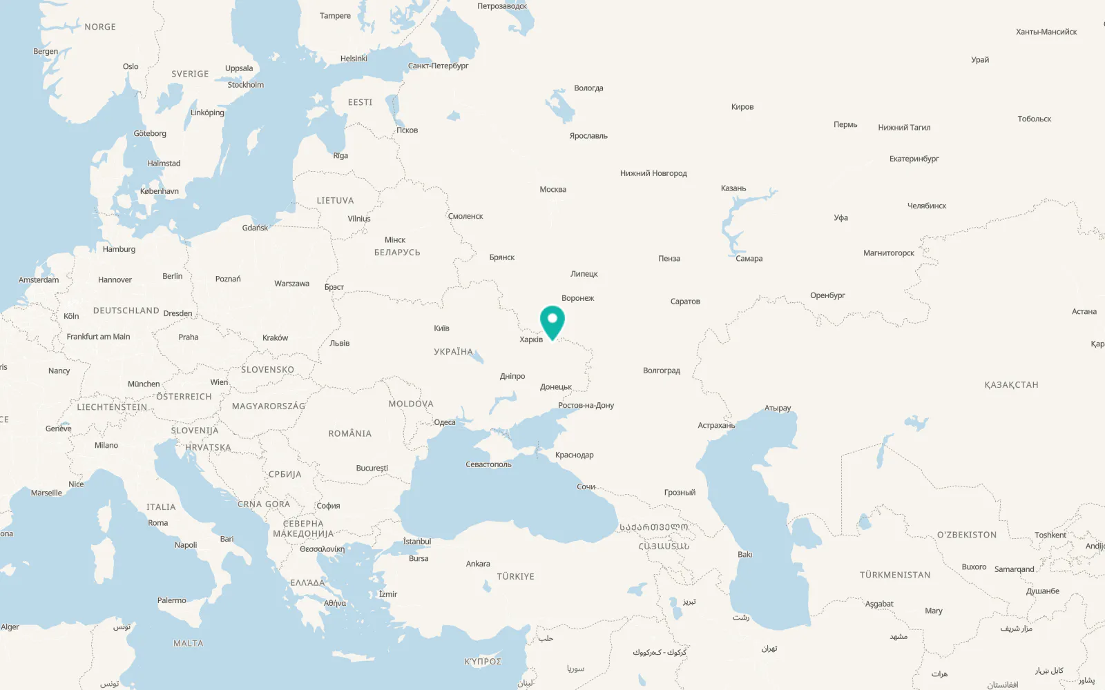 Map of Kindrashivka
