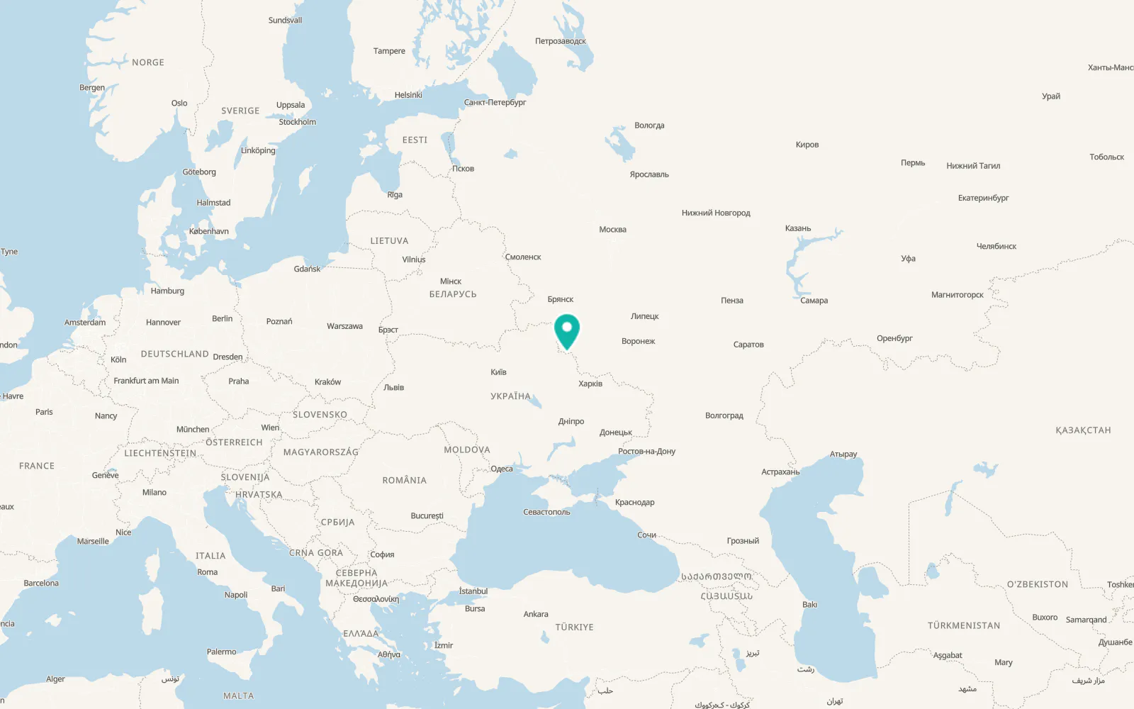 Map of Kindrativka