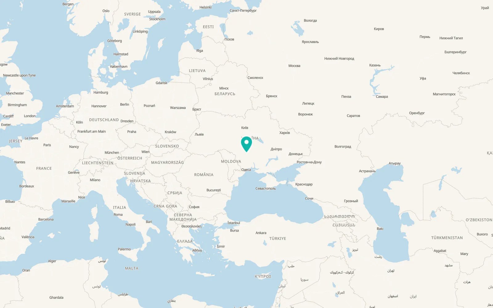 Map of Kinetspil