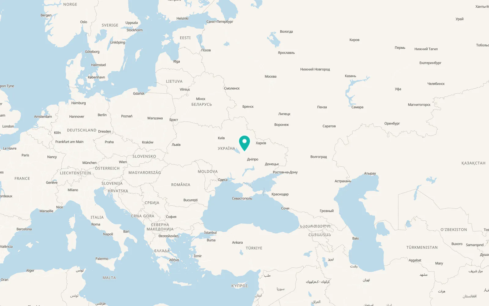 Map of Komendantivka