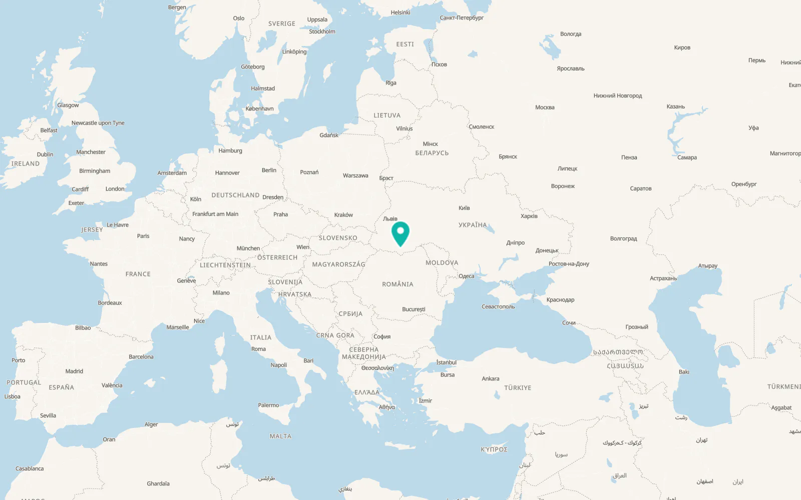 Map of Konyatyn