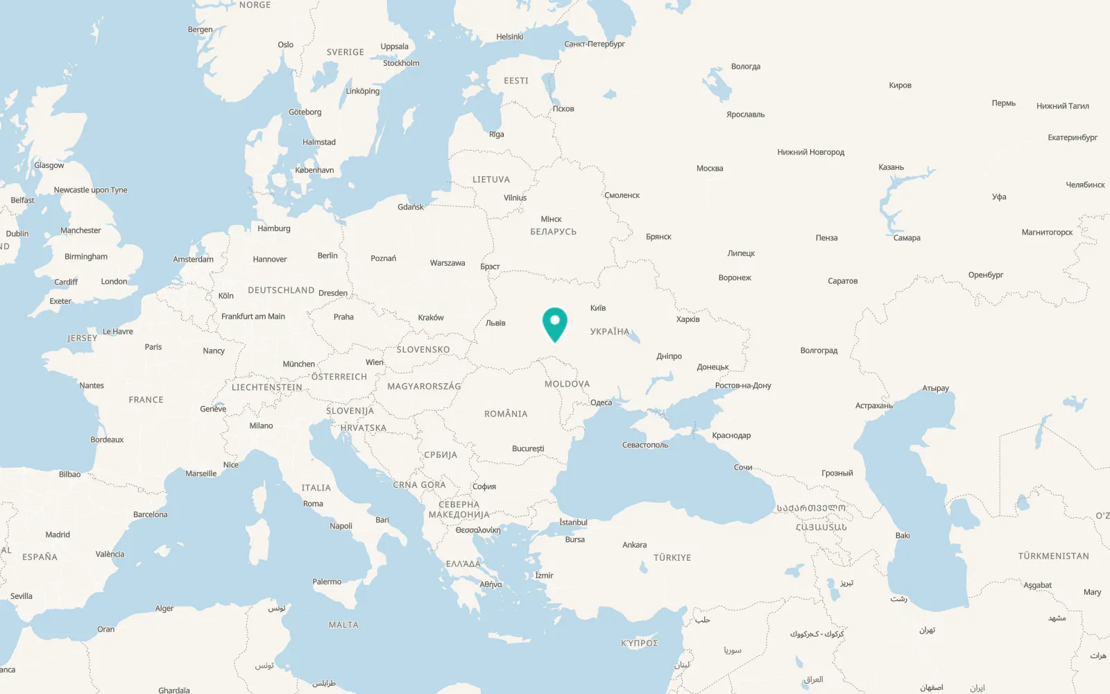 Map of Kopaihorod