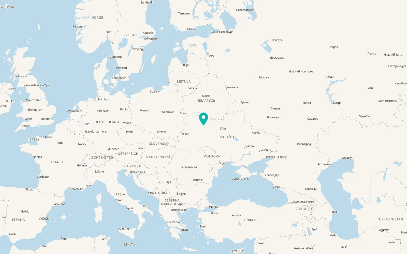Map of Korets