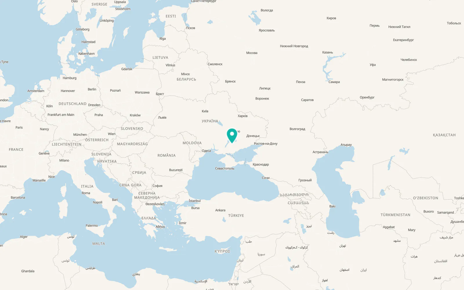 Map of Korniivka