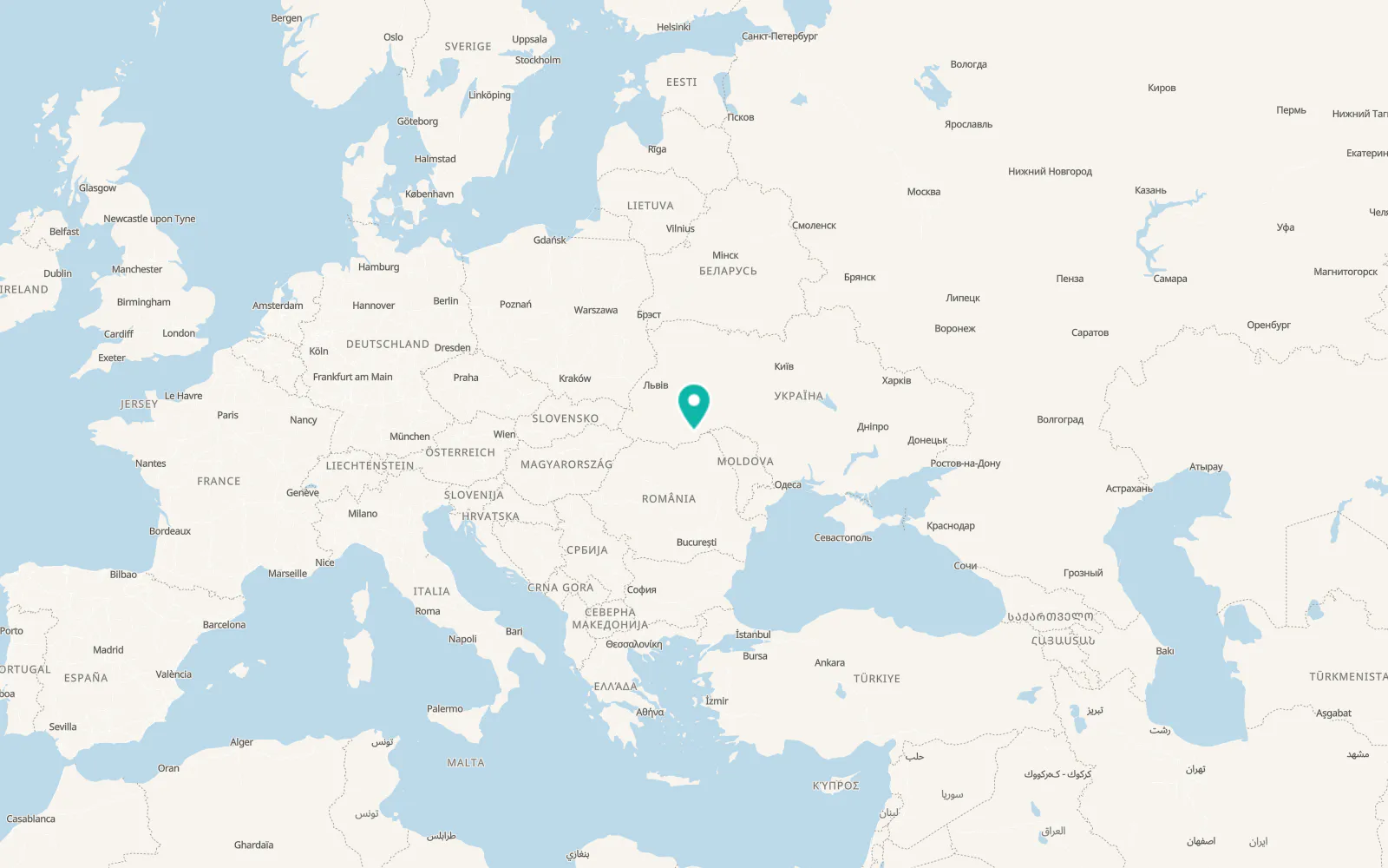 Map of Koroviia
