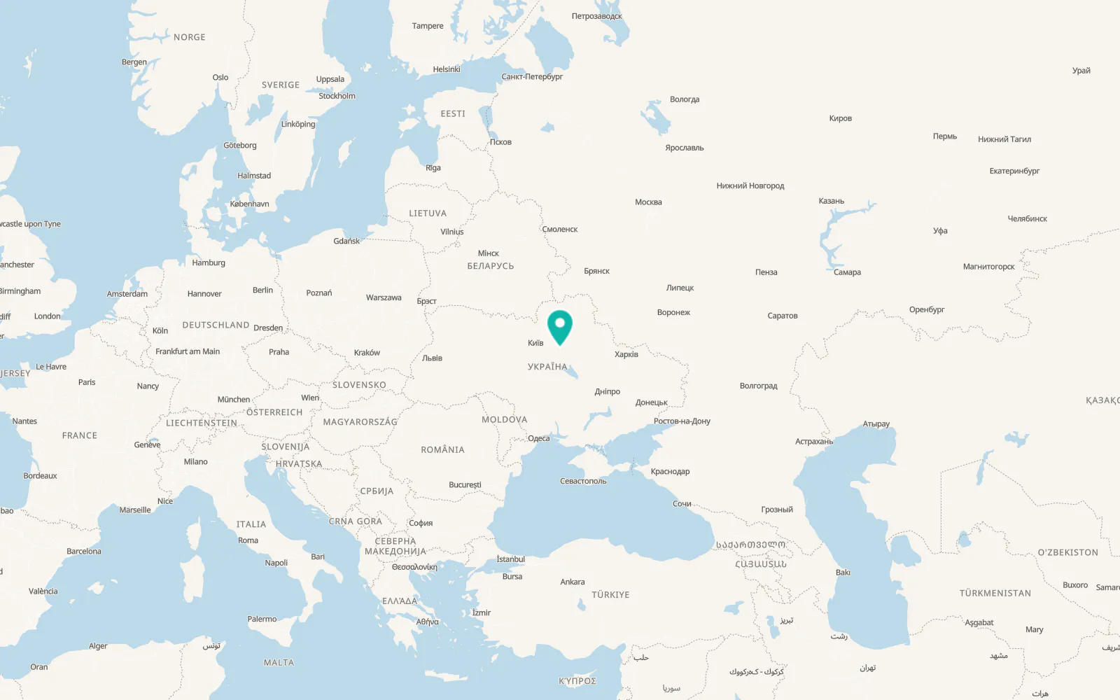 Map of Kovalivka