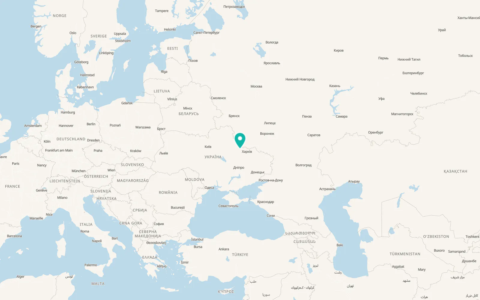Map of Koziyivka