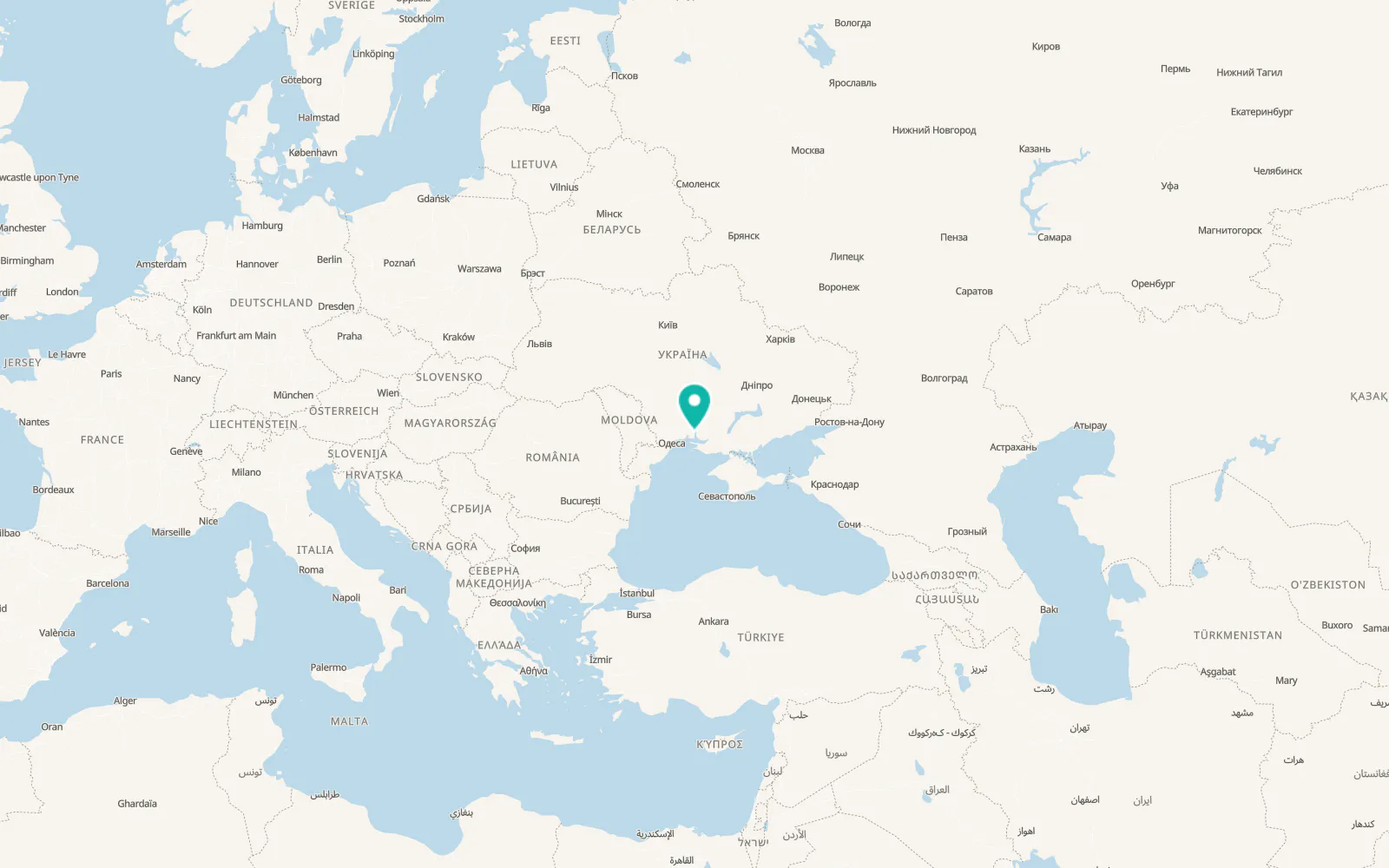 Map of Kozyrka