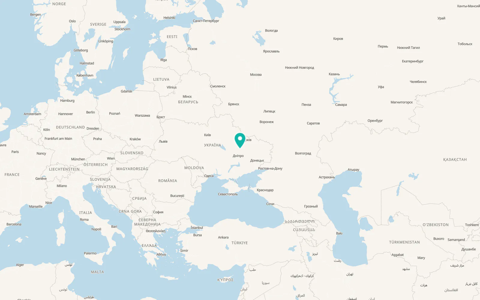 Map of Kozyrshchyna