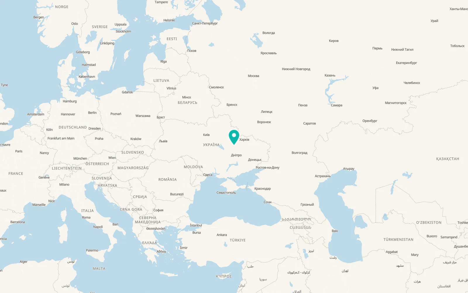 Map of Kruta Balka