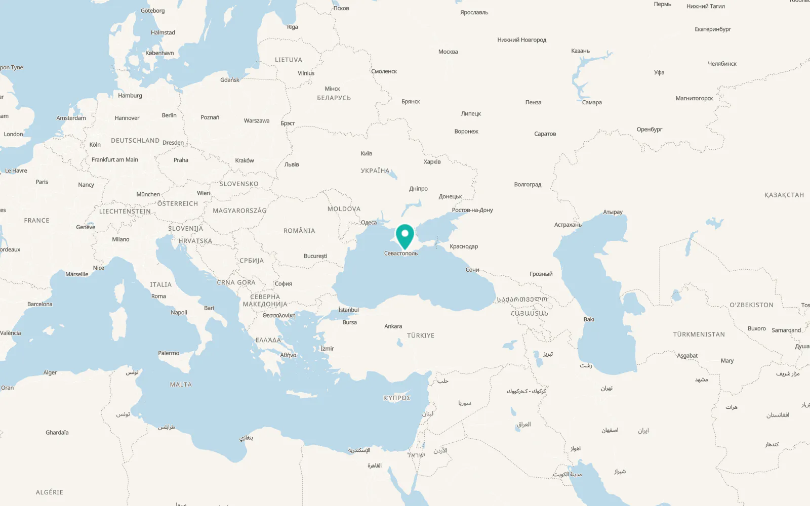 Map of Kuibyshevo