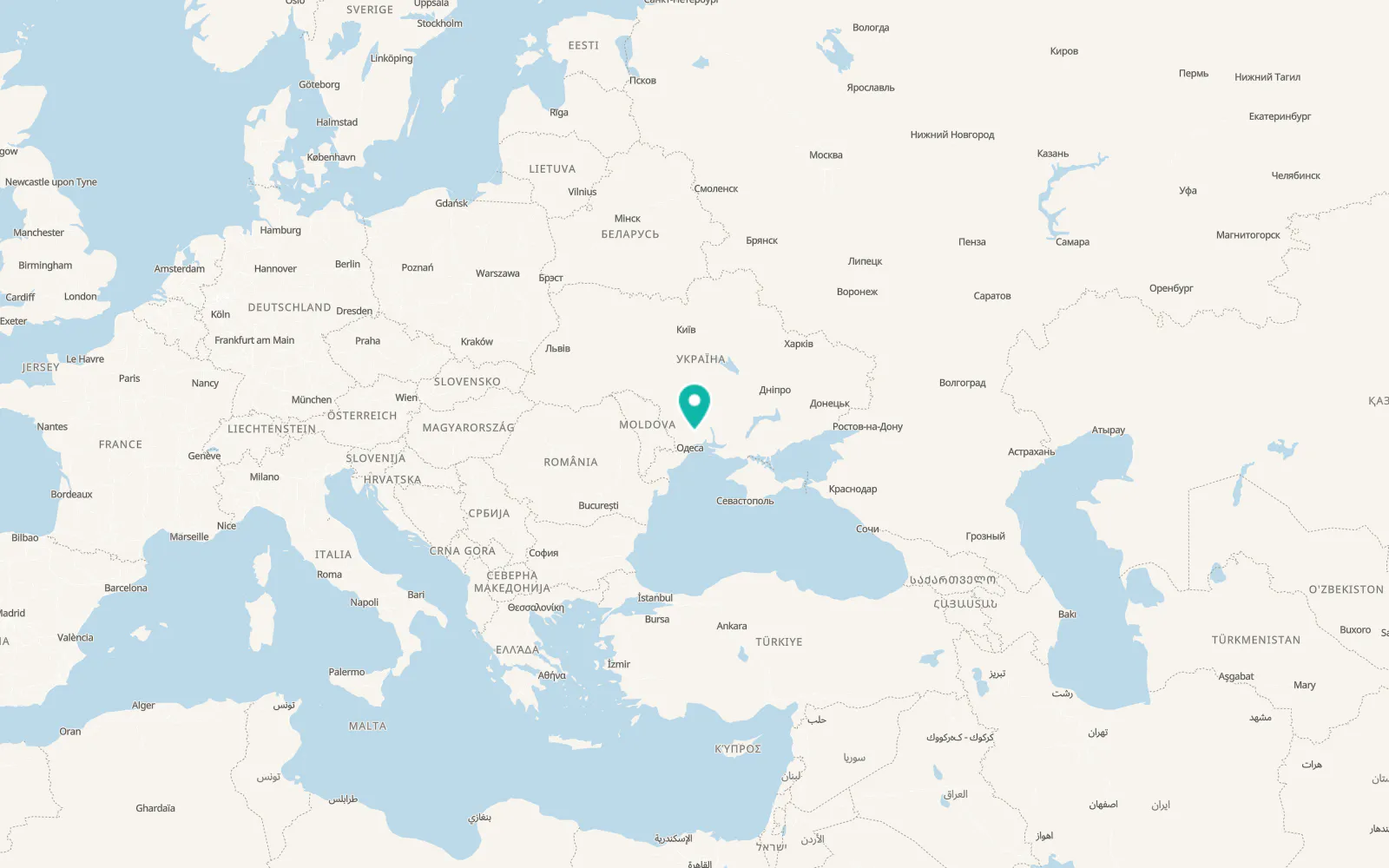 Map of Kurisove