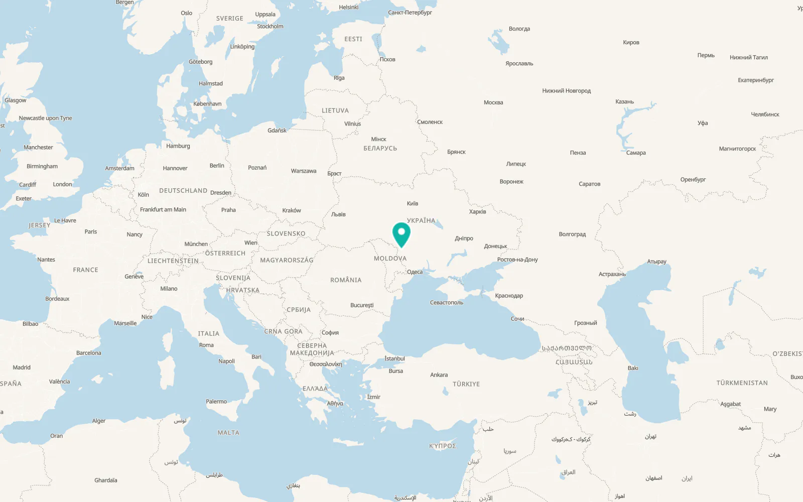 Map of Kuyalnyk