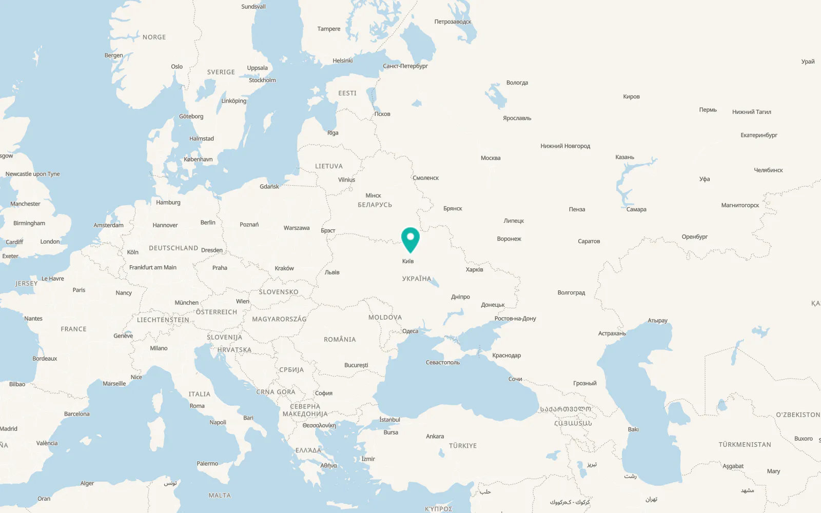Map of Litky