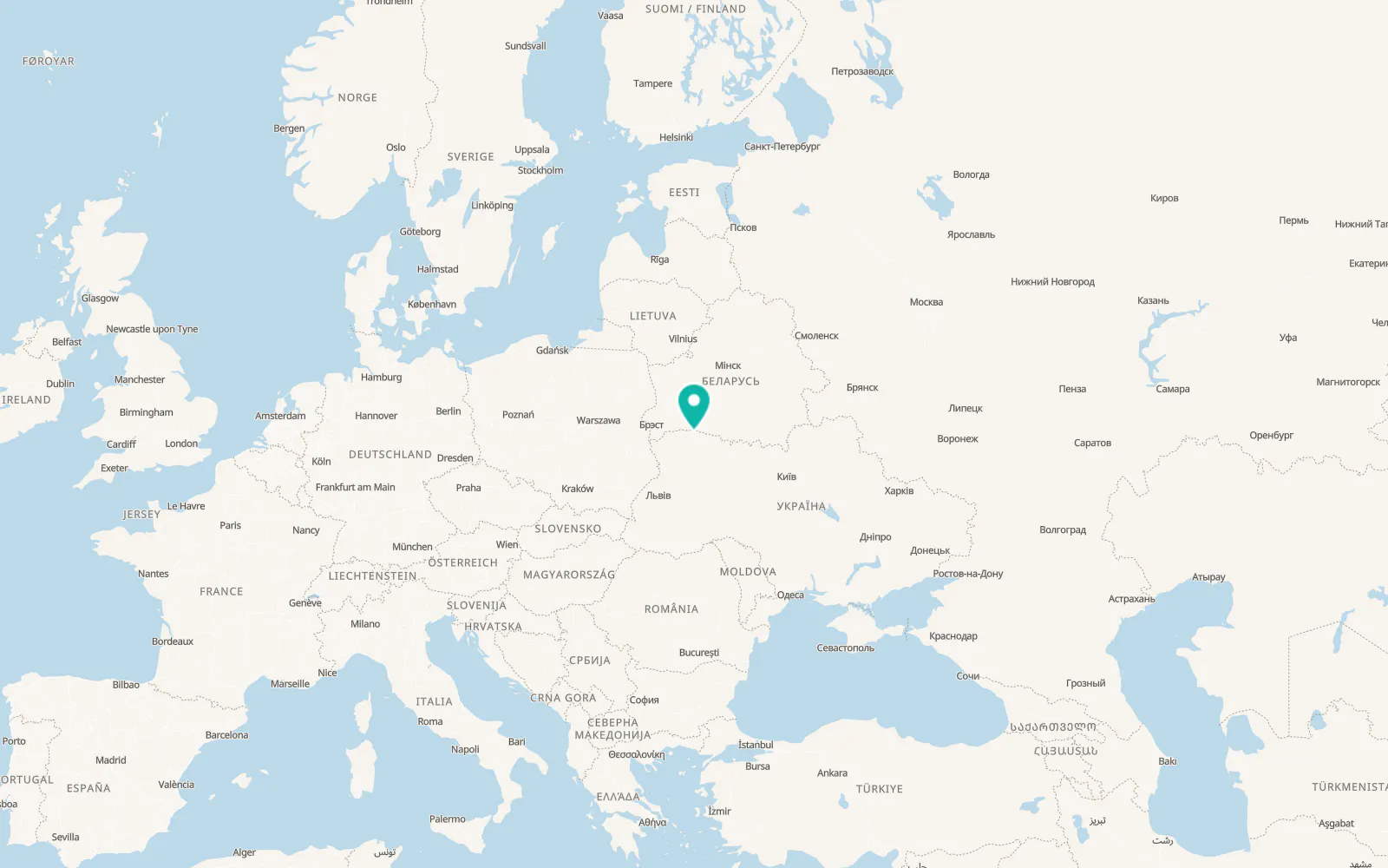 Map of Loknytsia