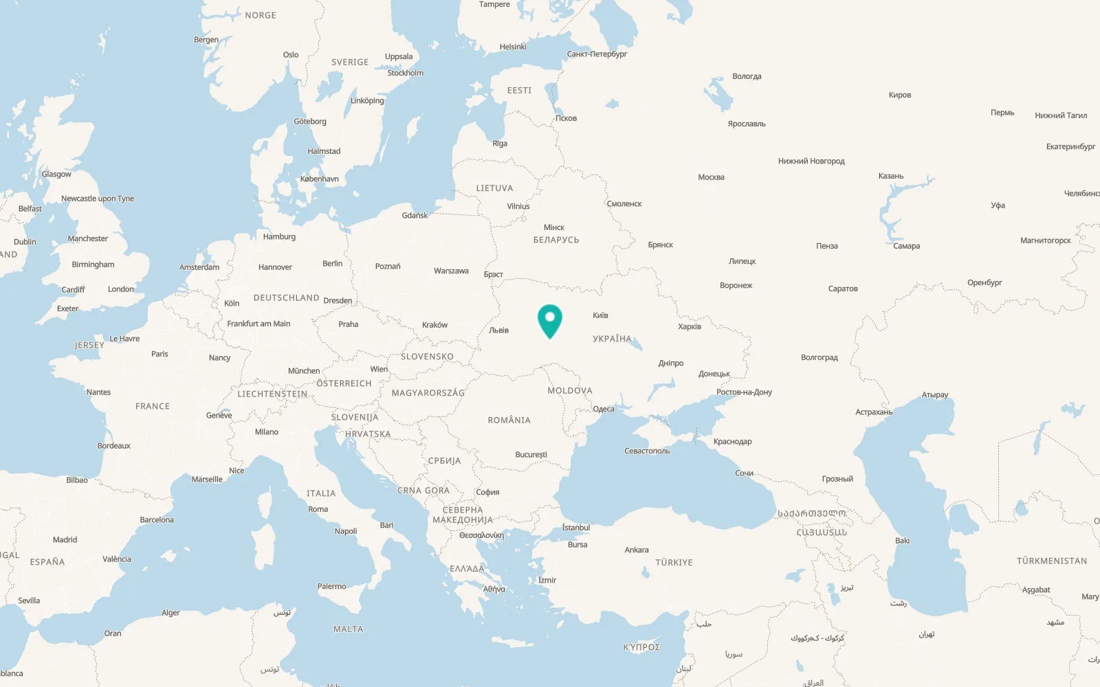 Map of Lozove