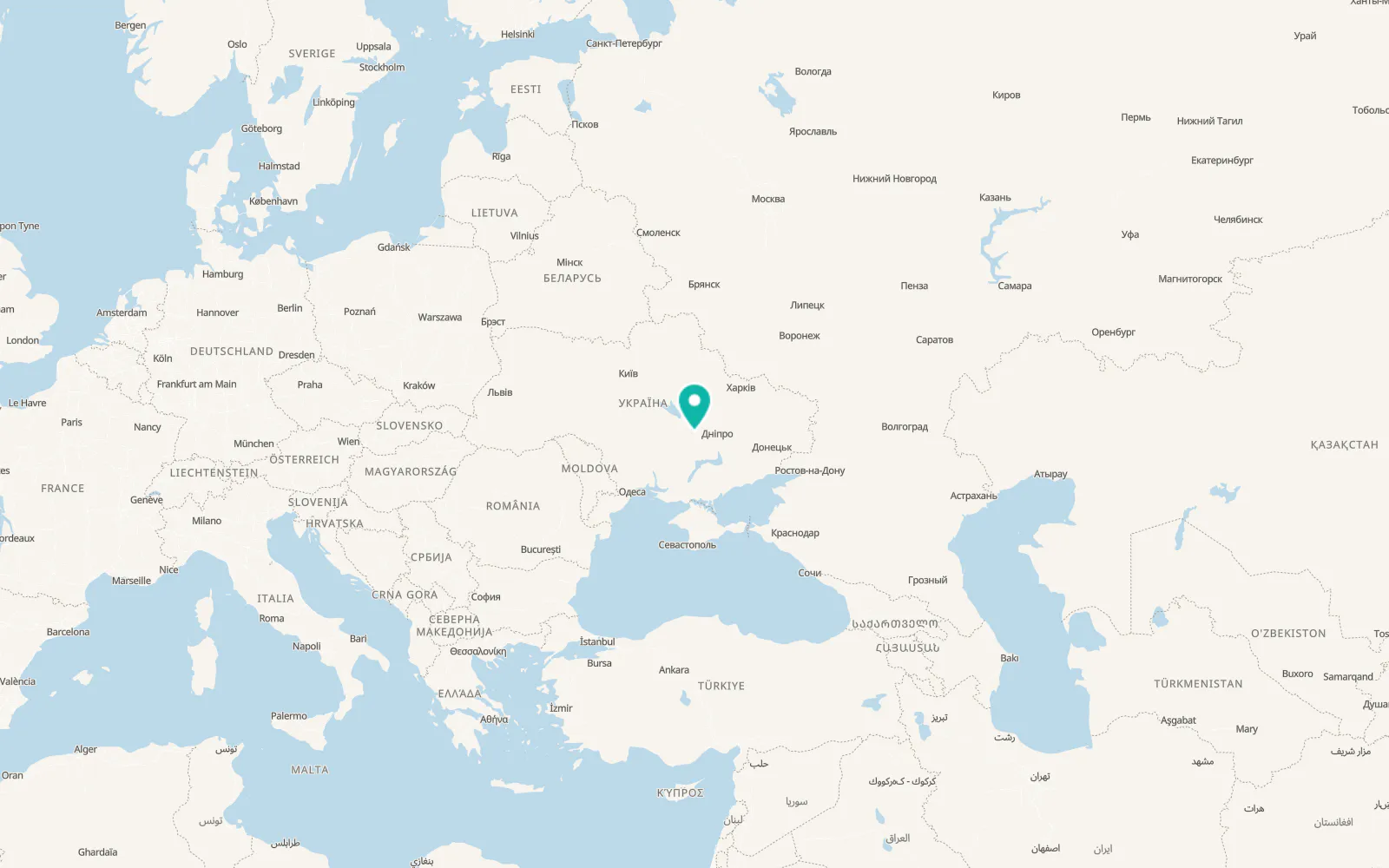 Map of Lozuvatka