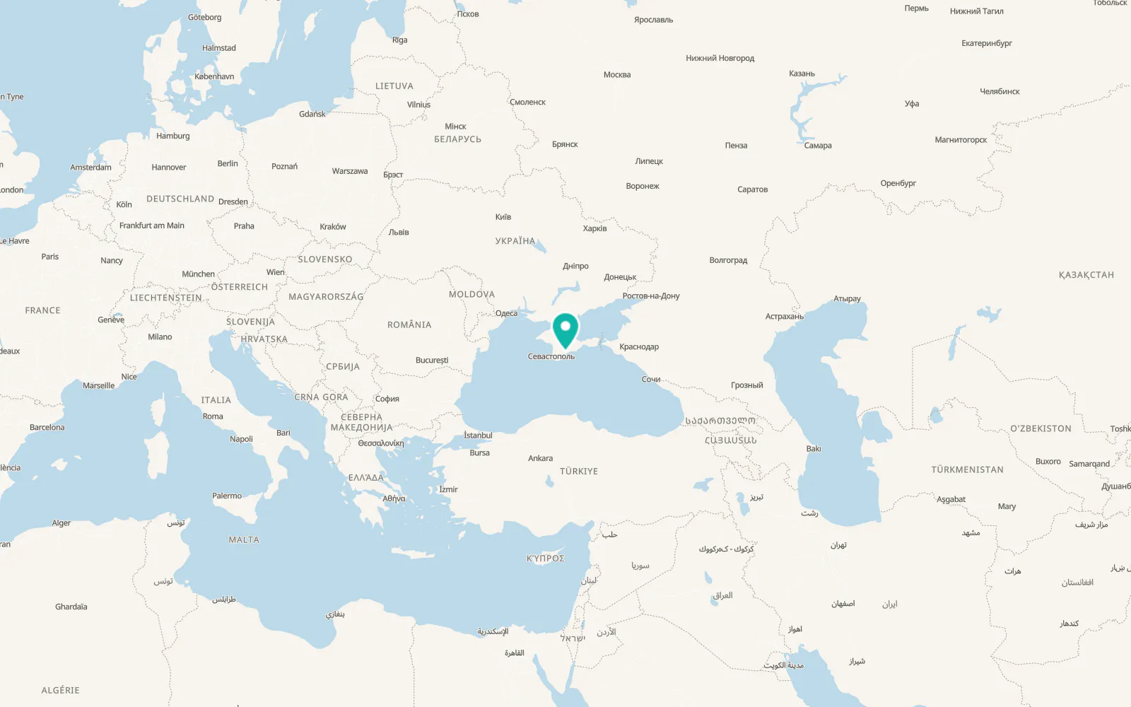Map of Luchyste