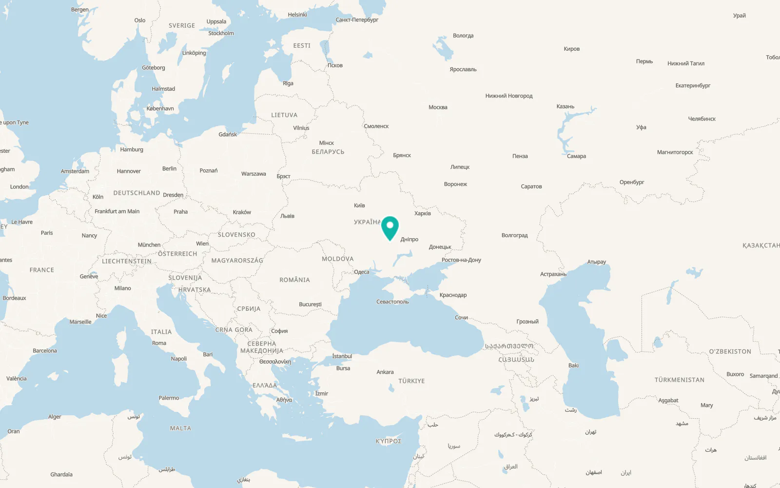 Map of Luhanka