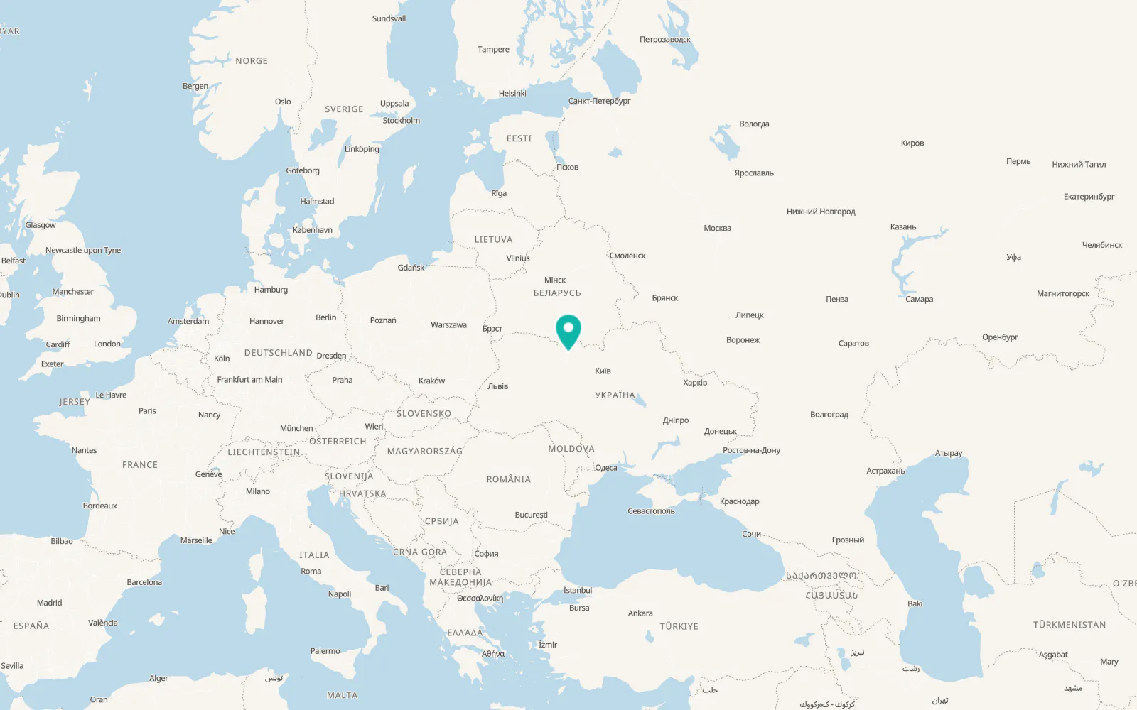 Map of Luhyny
