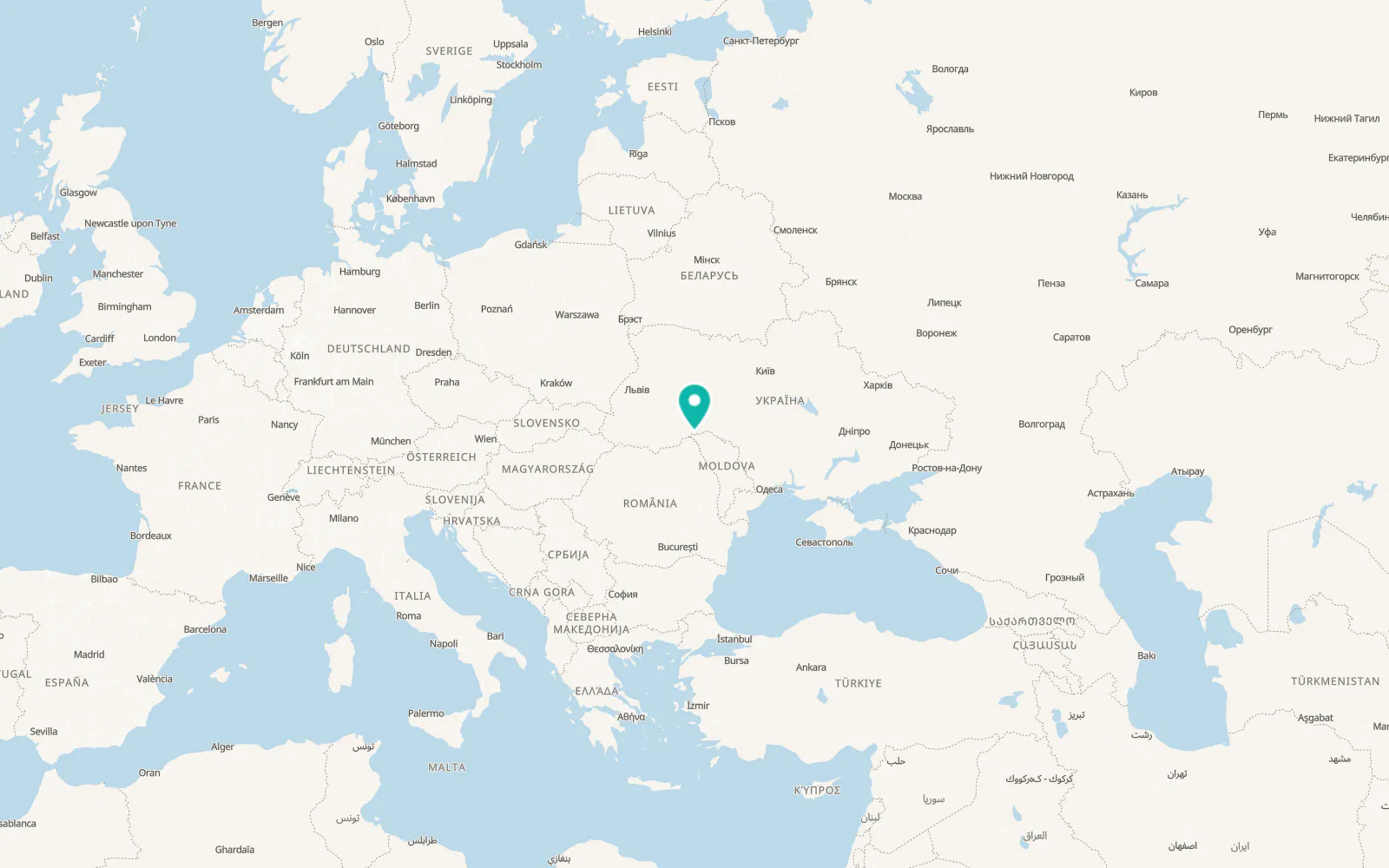 Map of Lukachivka