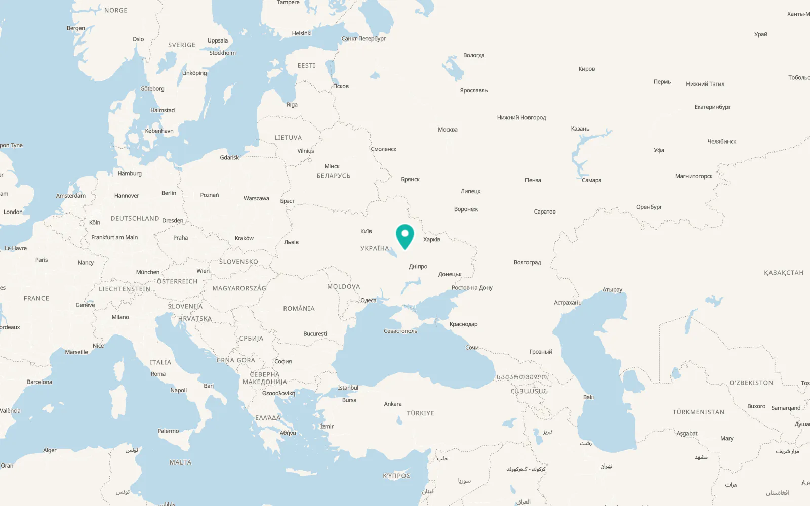 Map of Lutovynivka