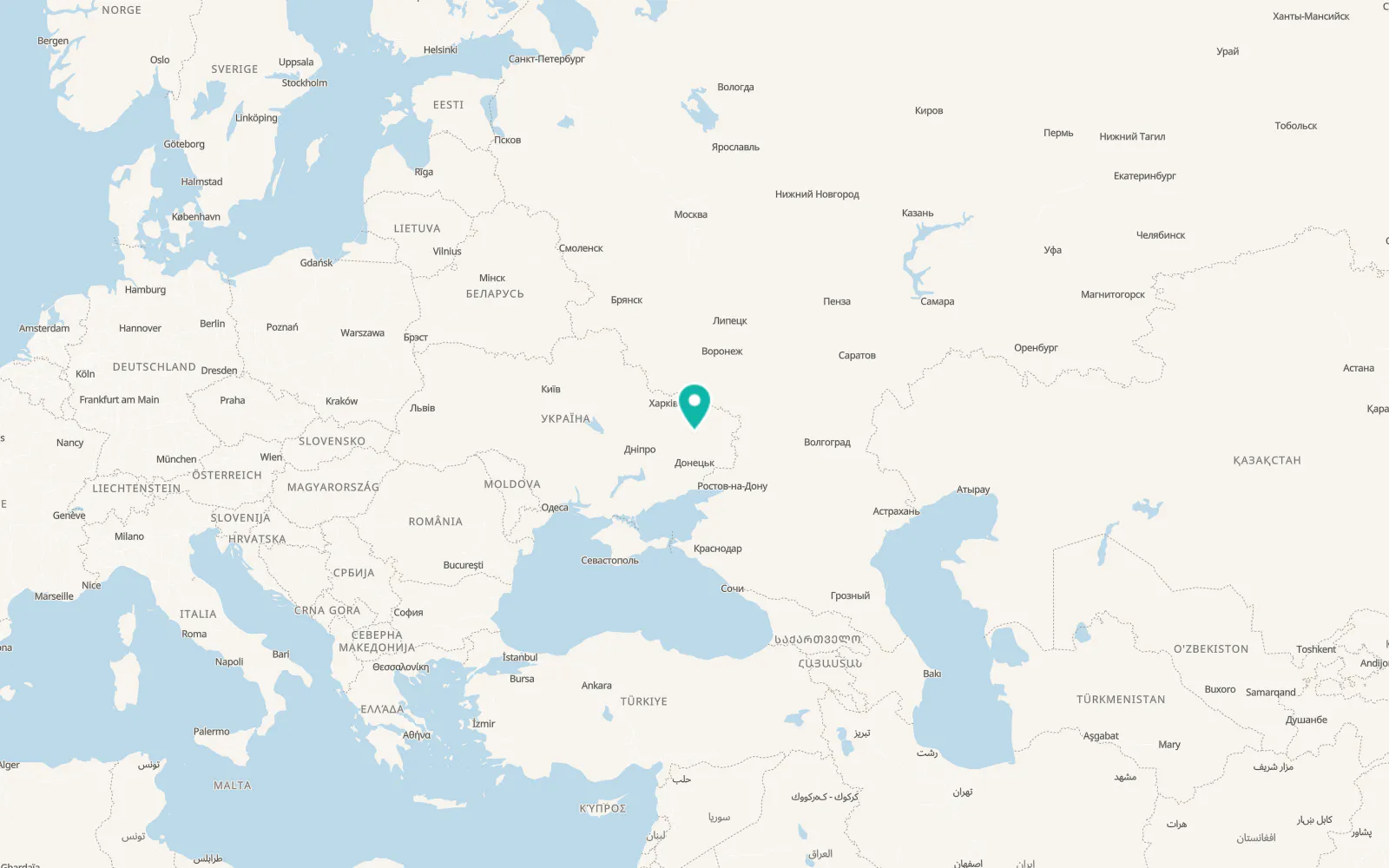 Map of Lyman