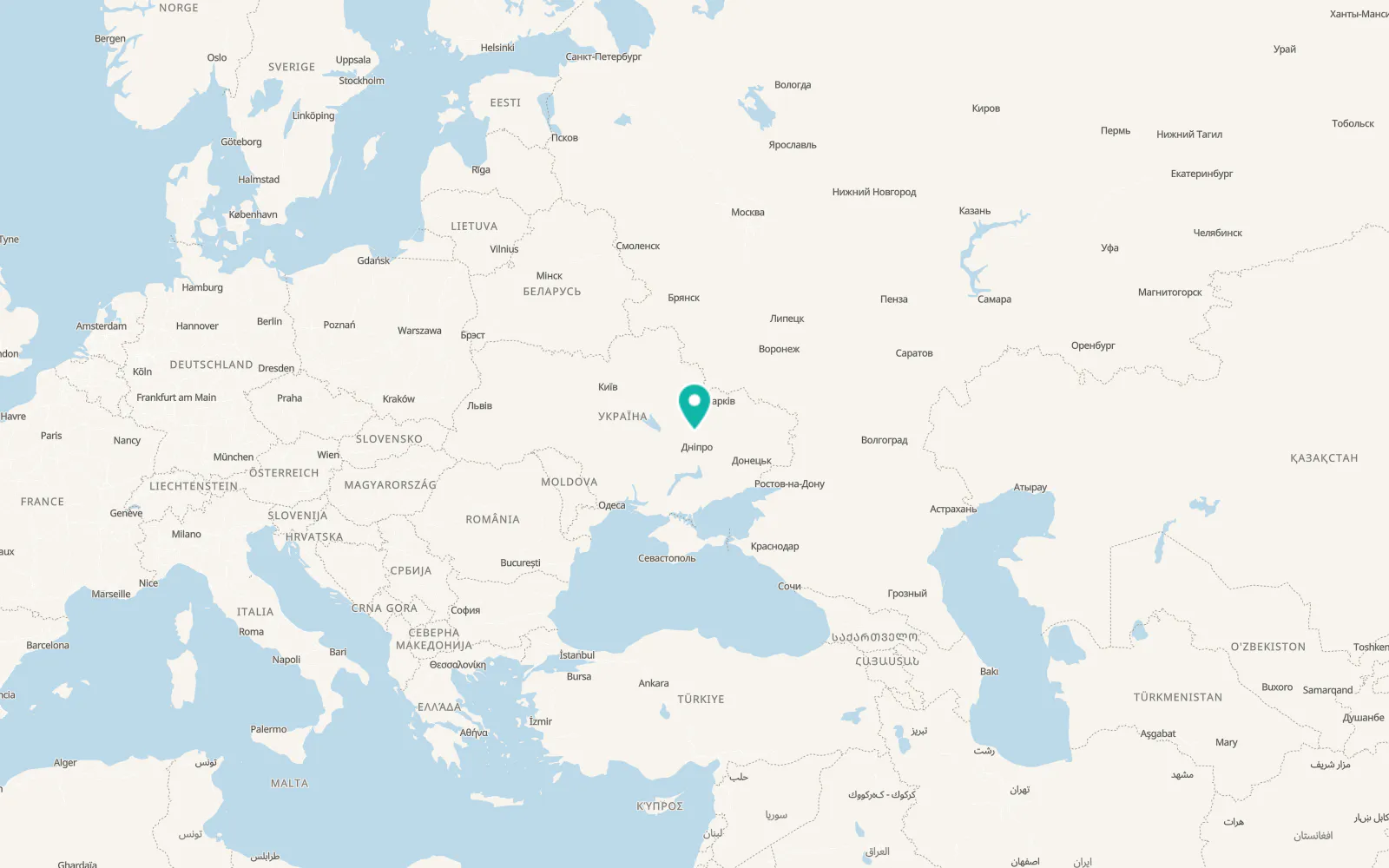 Map of Mahdalynivka