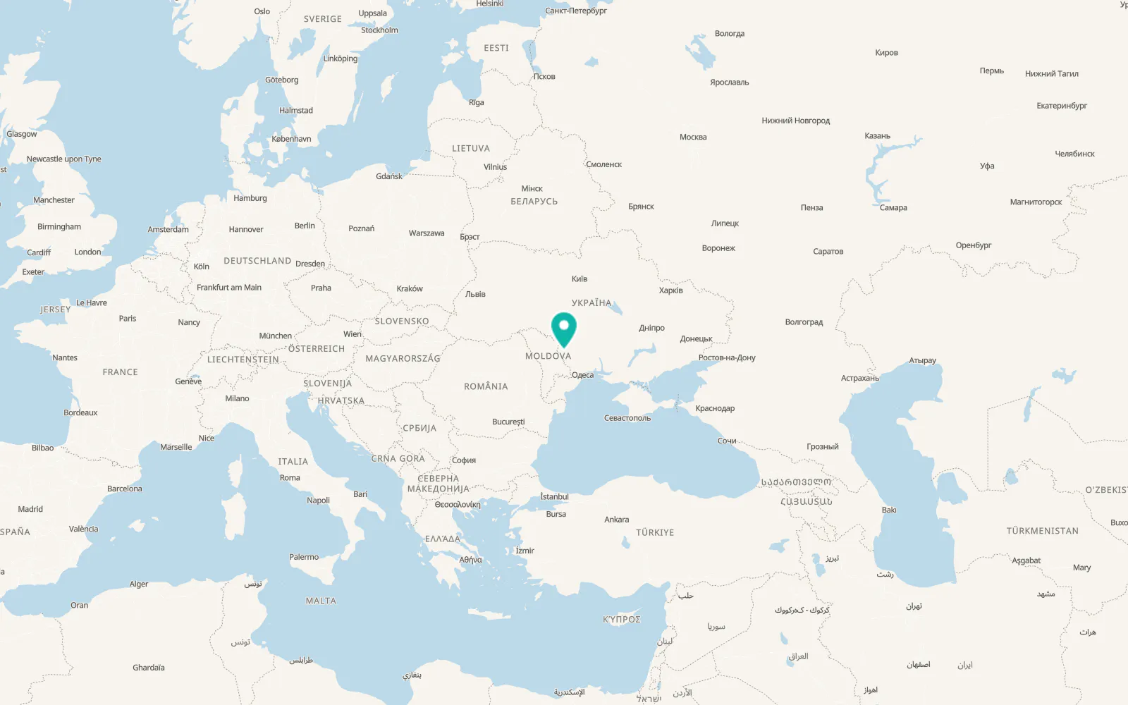 Map of Maiaky