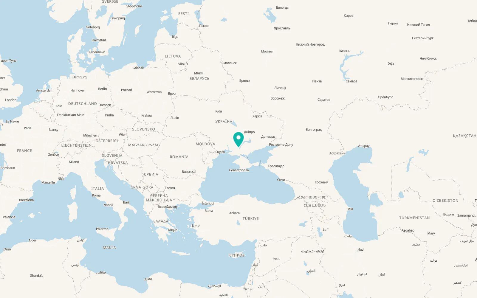 Map of Malokakhovka
