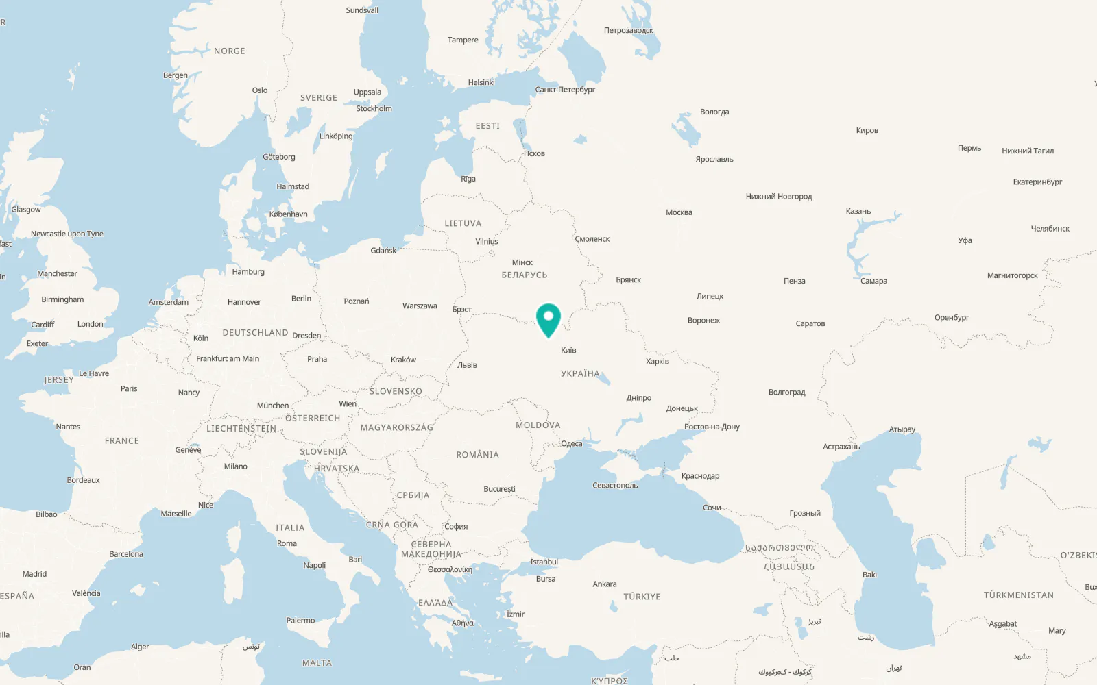 Map of Malyn