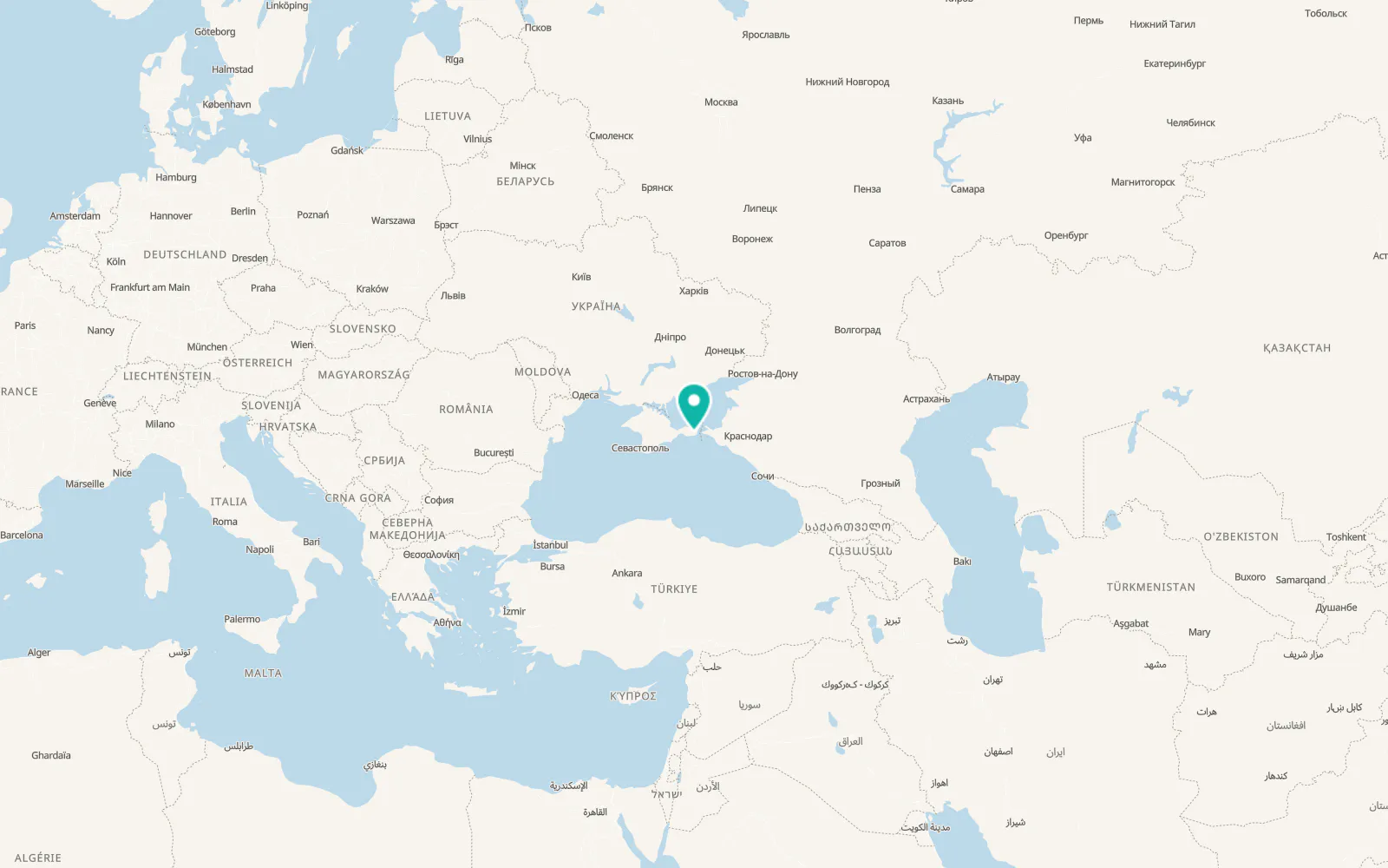 Map of Maryevka