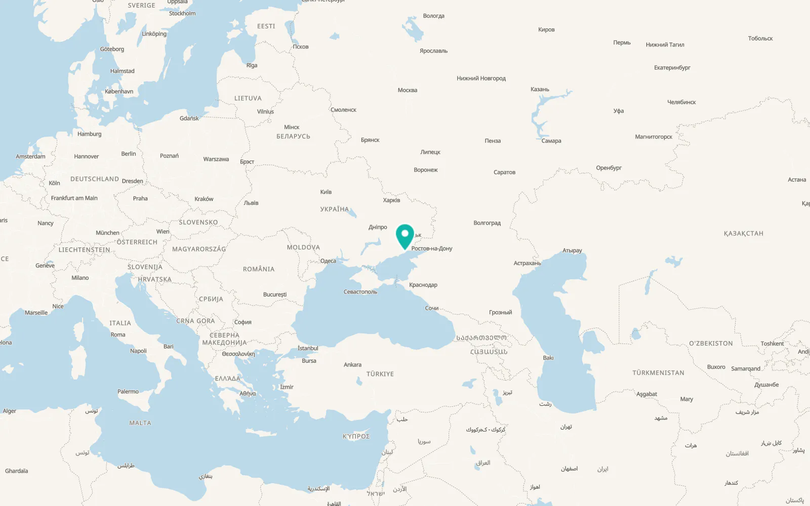 Map of Melekyne