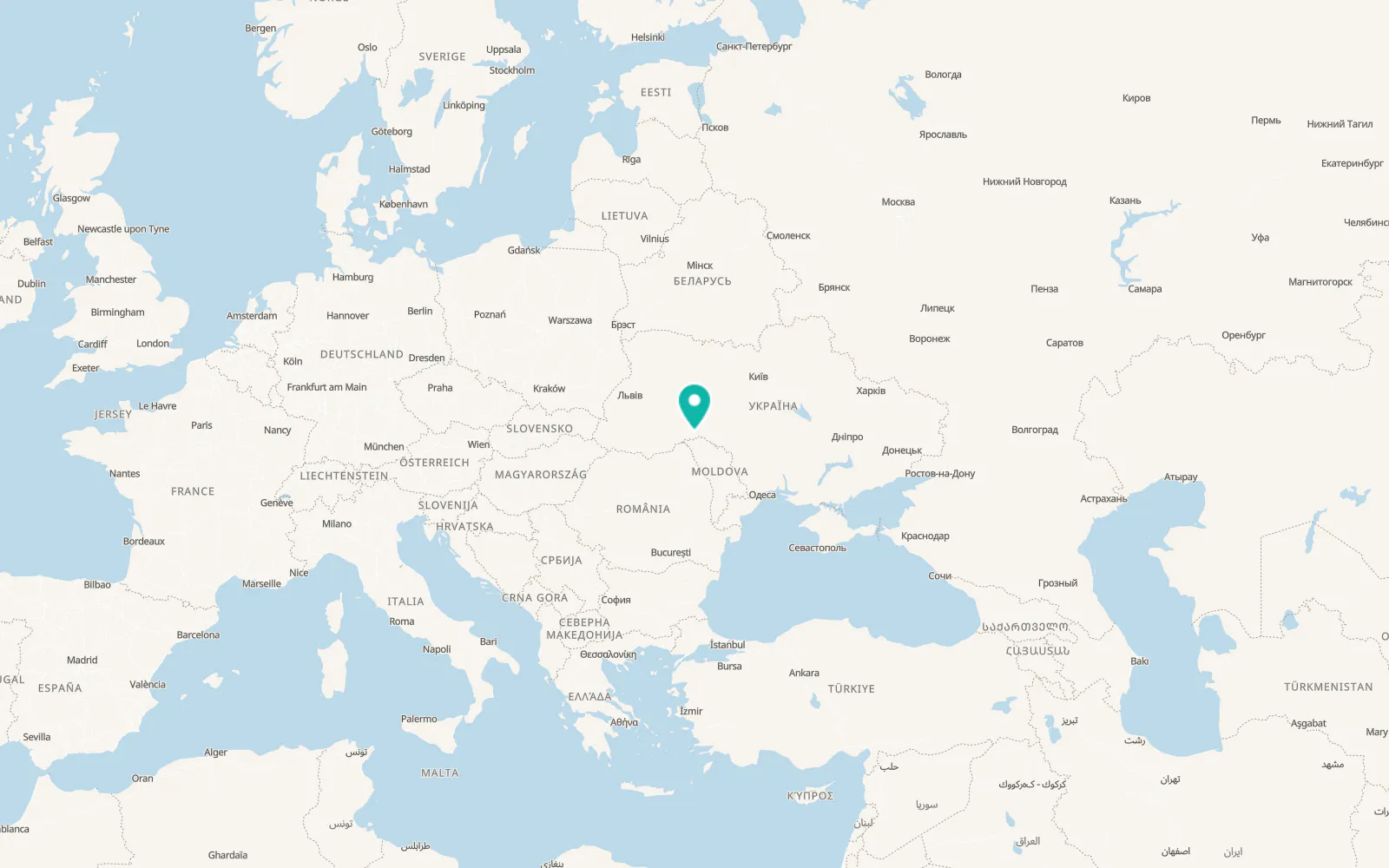 Map of Mikhalkove