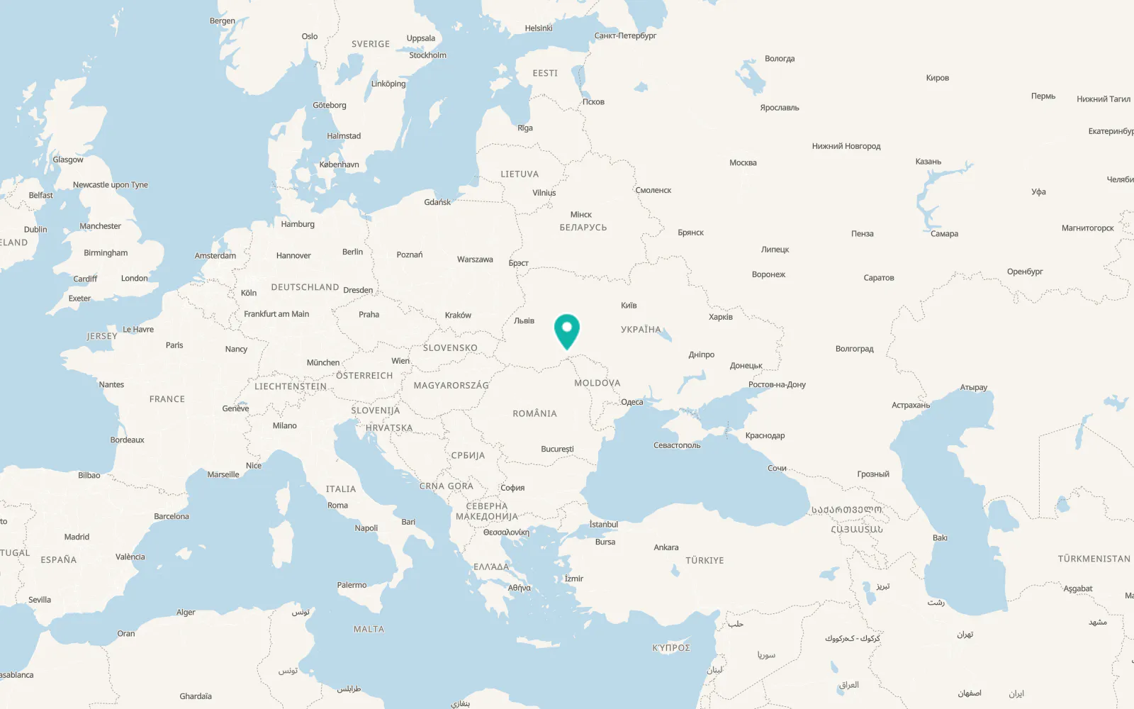 Map of Moshanets