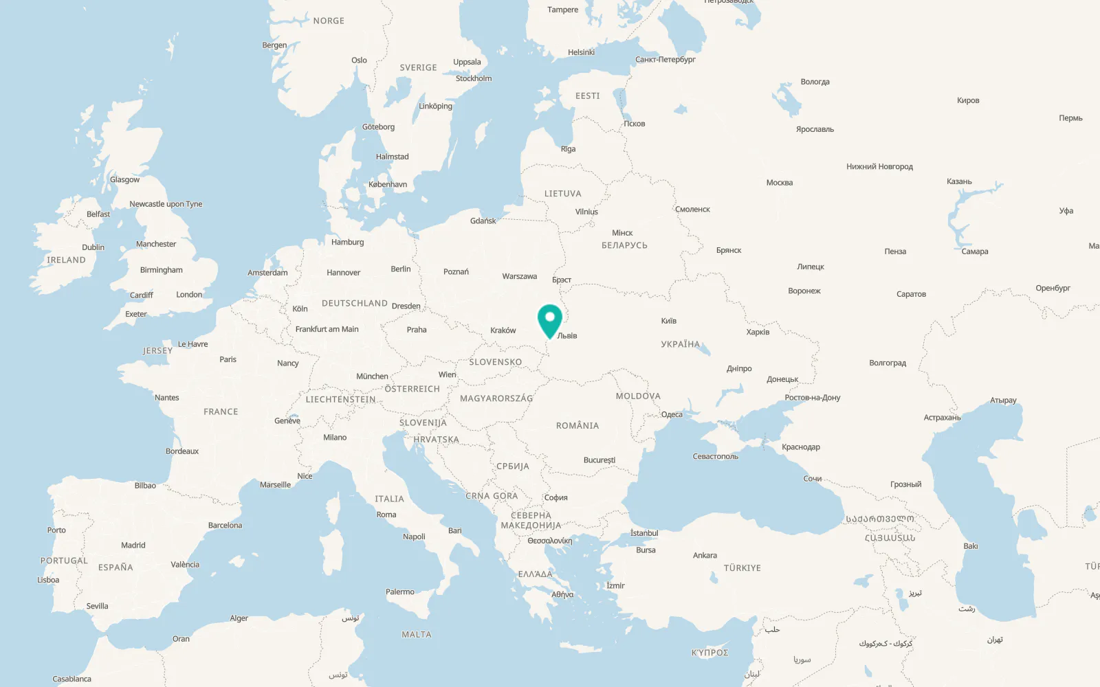Map of Murovane
