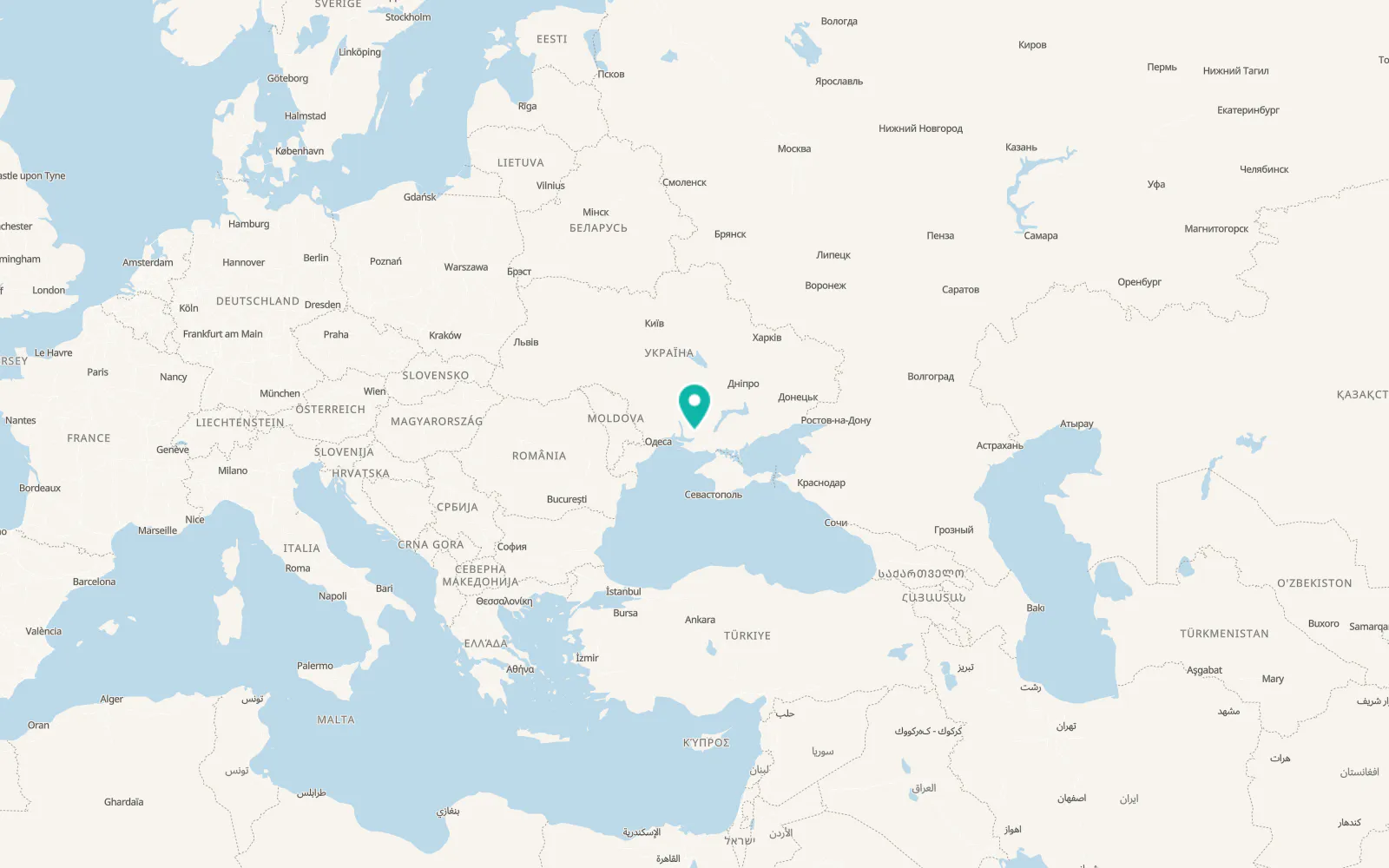 Map of Muzykivka