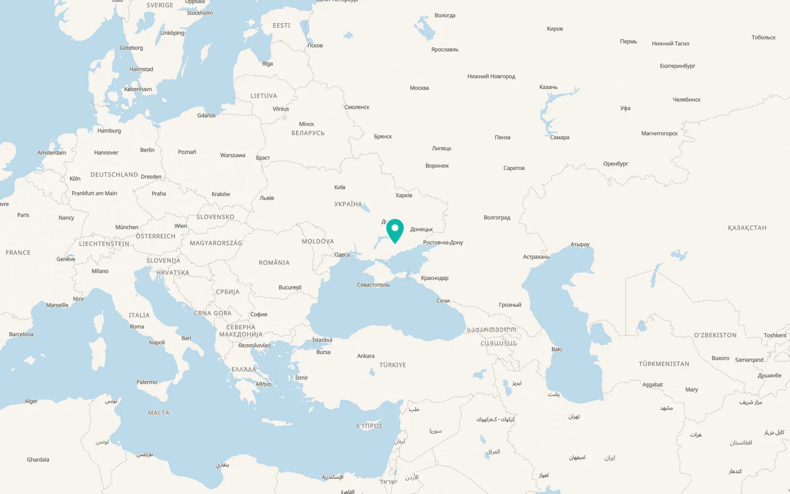 Map of Myrne