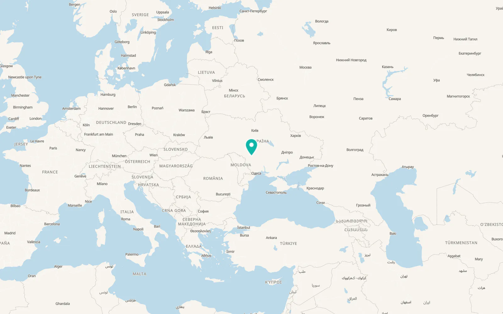Map of Nedilkove