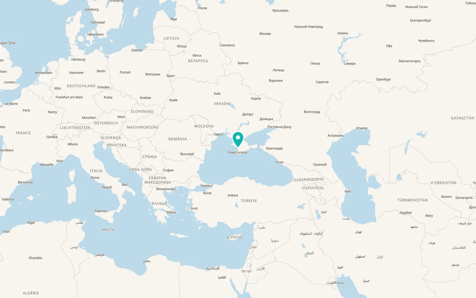 Map of Nikolayevka