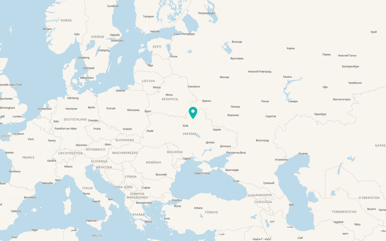 Map of Nizhyn