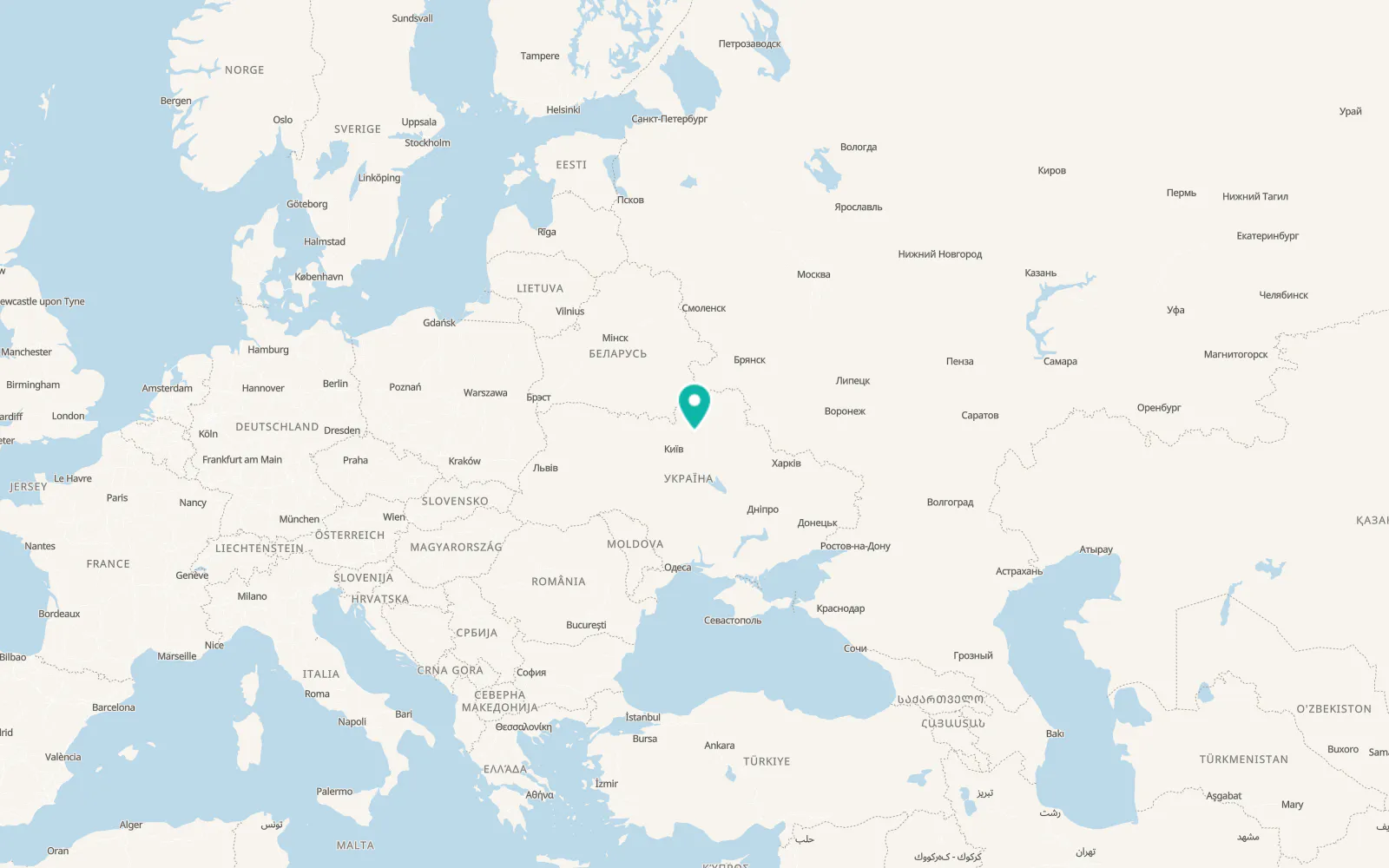 Map of Nosivka