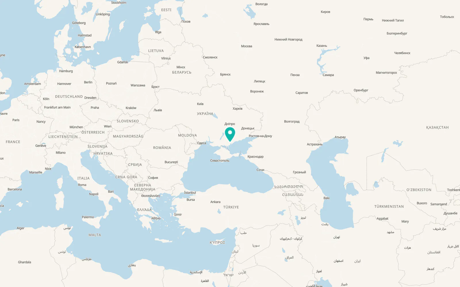 Map of Nove